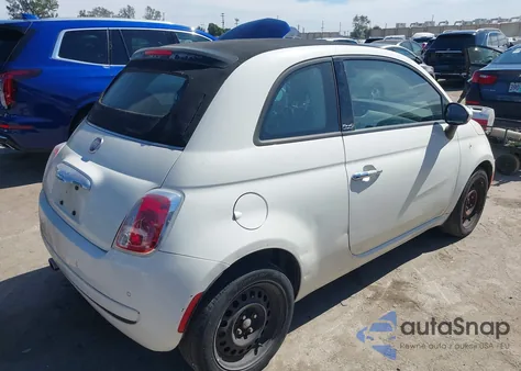 2013 Fiat 500C Pop z USA, uszkodzony, nr VIN 3C3CFFDR7DT707729
